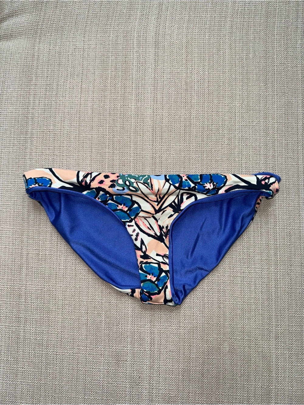 Maaji Reversible Floral & Purple Bikini Bottom